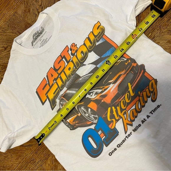 Fast and furious 01 racing tee shirt white size small see pictures for reference - Picture 5 of 6
